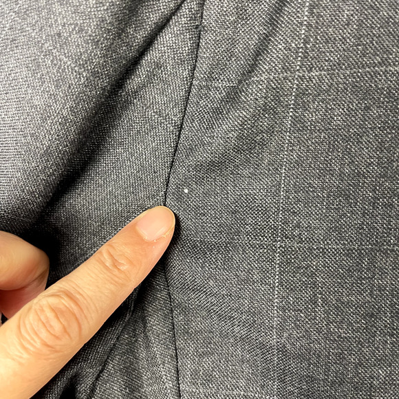 Loro Piana Daniel Cremieux Wool Blazer Mens 48R Gray Windowpane Classic Career - Picture 15 of 16